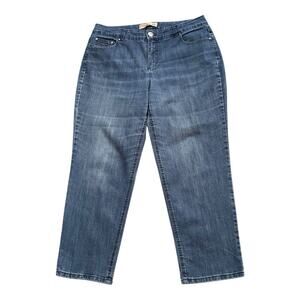 Just My Size JMS Classic Stretch Denim Jeans Womens Plus 16W Short Straight Leg